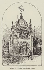 Tomb of Marie Bashkirtseff by Frank Watkins